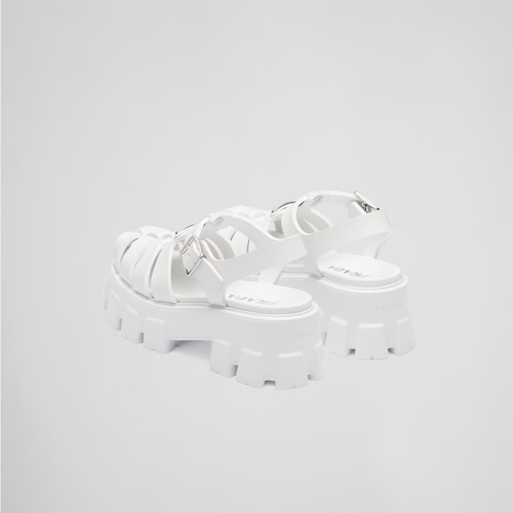 Prada Rubber Monolith sandals - Picture 3 of 5
